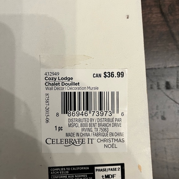 Joy to the World Rustic Holiday Sign - Picture 5 of 5